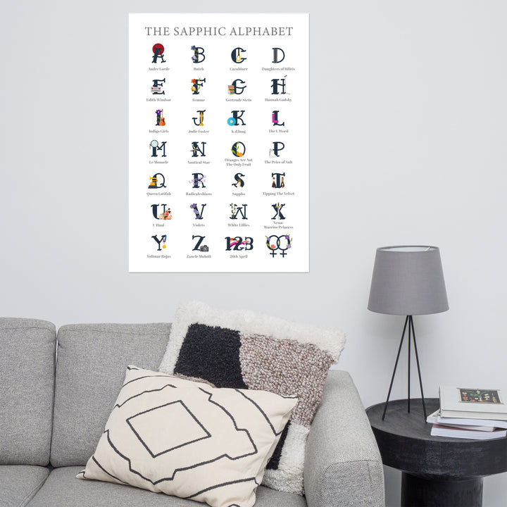 The Sapphic Alphabet Art Print