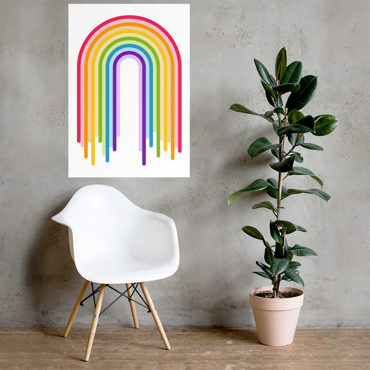 Dripping Rainbow Arch Art Print Art prints The Rainbow Stores