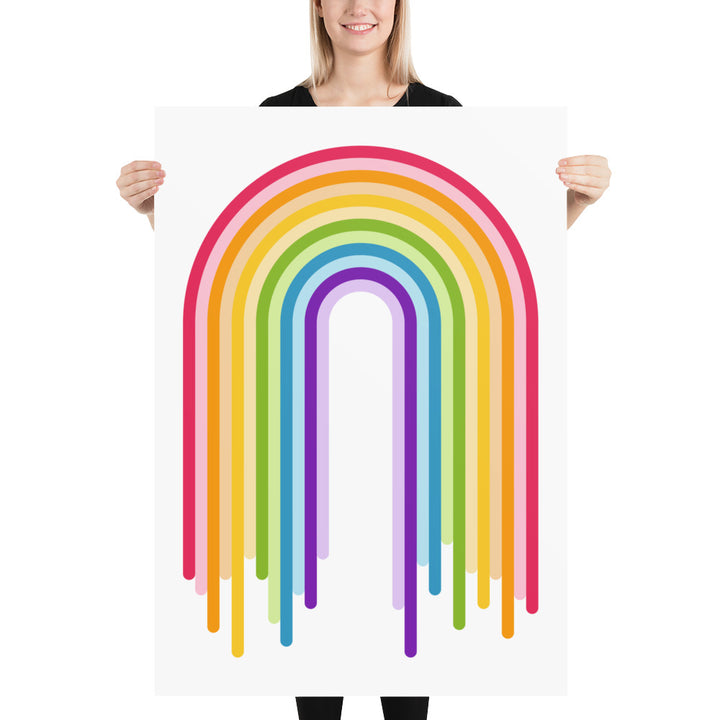 Dripping Rainbow Arch Art Print Art prints The Rainbow Stores