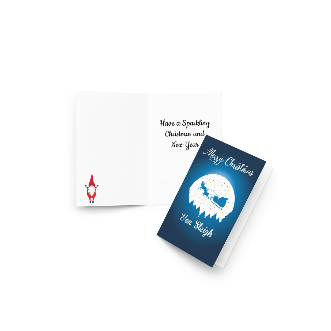 Merry Christmas You Sleigh Card Greeting Cards The Rainbow Stores