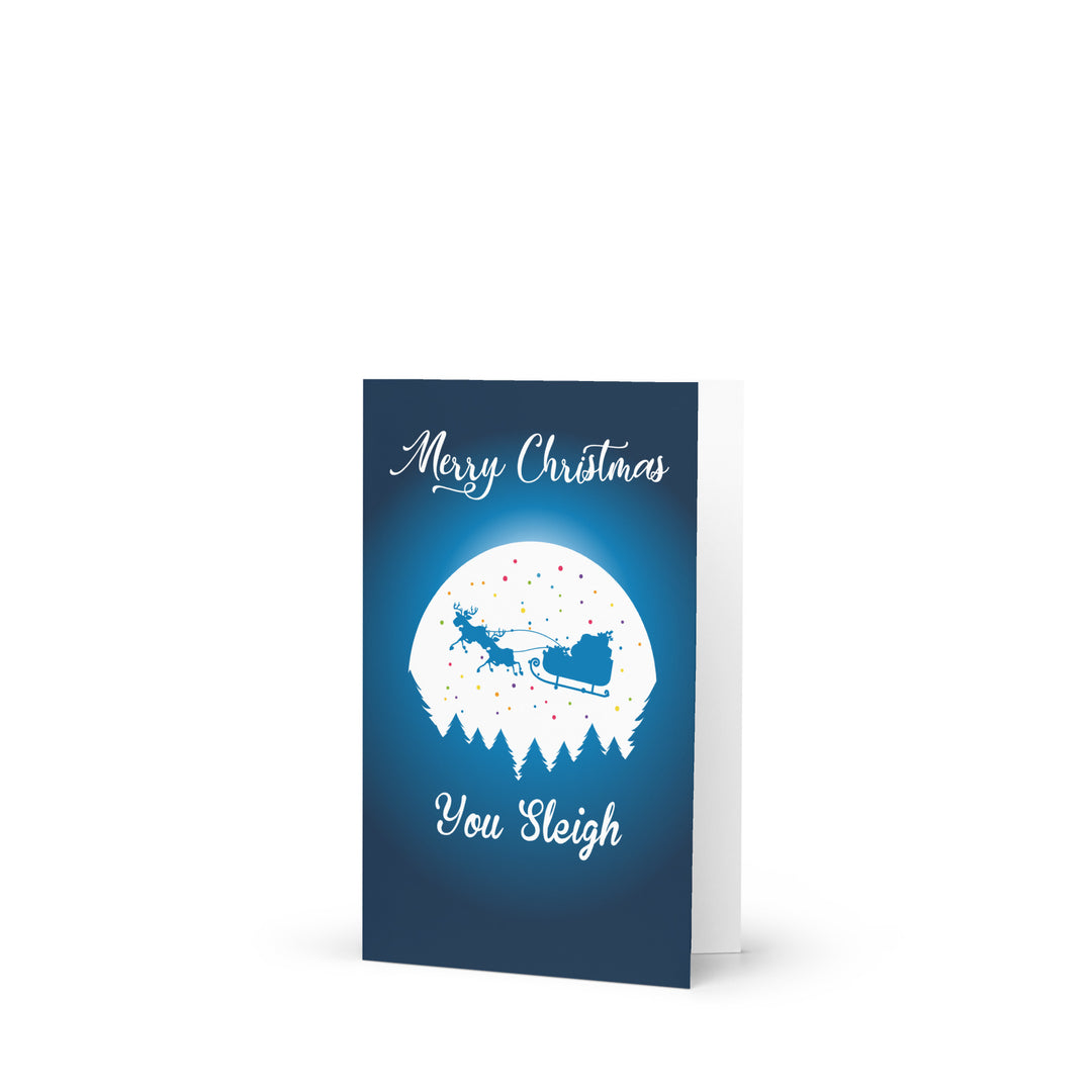 Merry Christmas You Sleigh Card Greeting Cards The Rainbow Stores