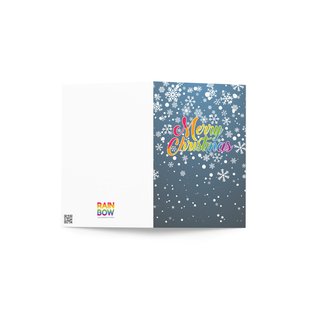 Rainbow Pride Merry Christmas Card Greeting Cards The Rainbow Stores