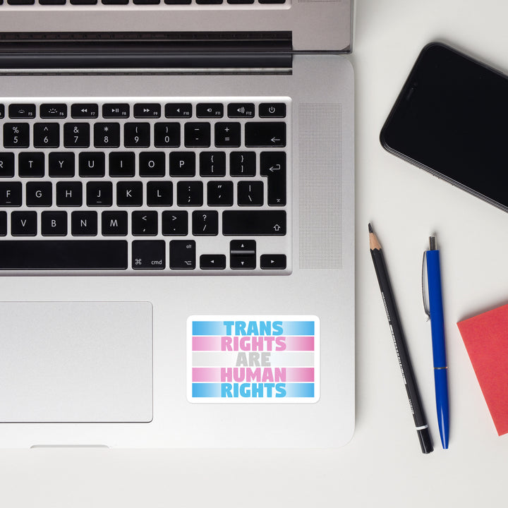 Trans Rights Are Human Rights Fade Sticker Stickers The Rainbow Stores