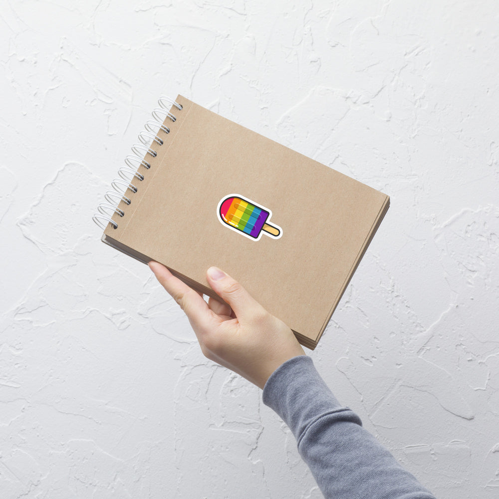 Rainbow Pride Flag Ice Pop Sticker Stickers The Rainbow Stores