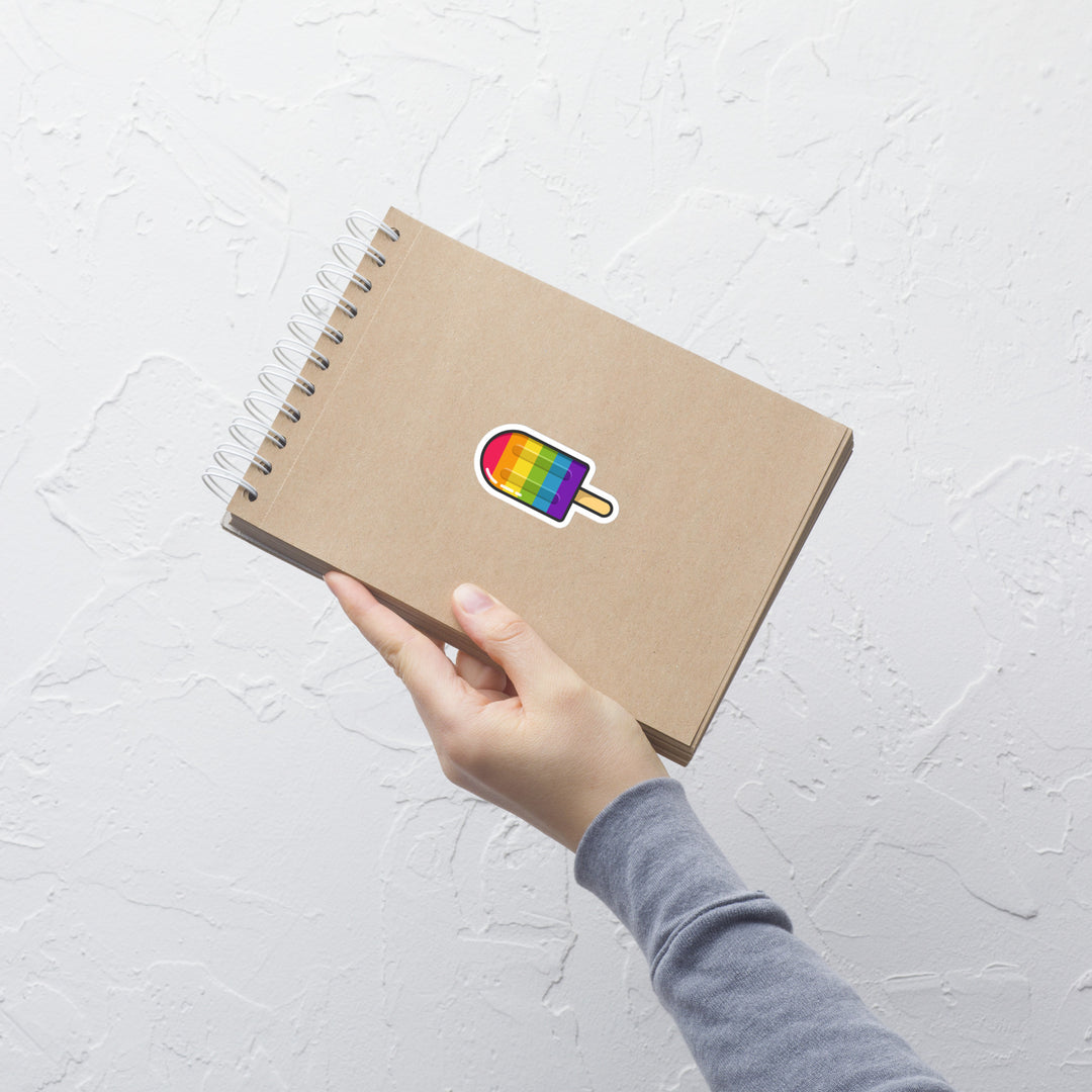 Rainbow Pride Flag Ice Pop Sticker Stickers The Rainbow Stores