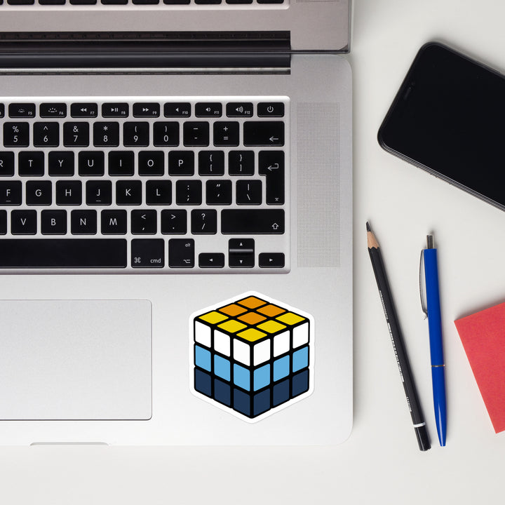 Aroace Pride Flag Rubiks Cube Sticker Stickers The Rainbow Stores
