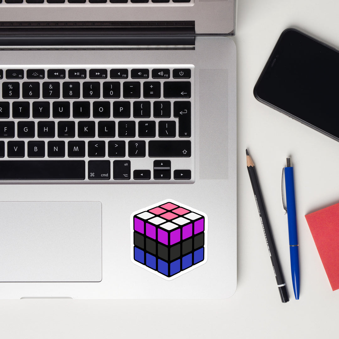 Gender Fluid Pride Flag Rubik’s Cube Sticker