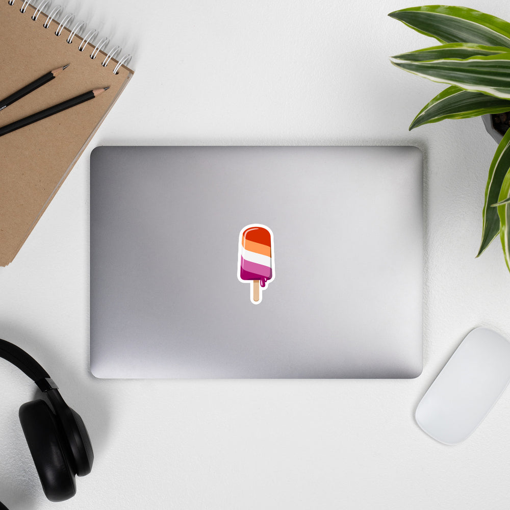 Lesbian Pride Ice Lolly Sticker Stickers The Rainbow Stores