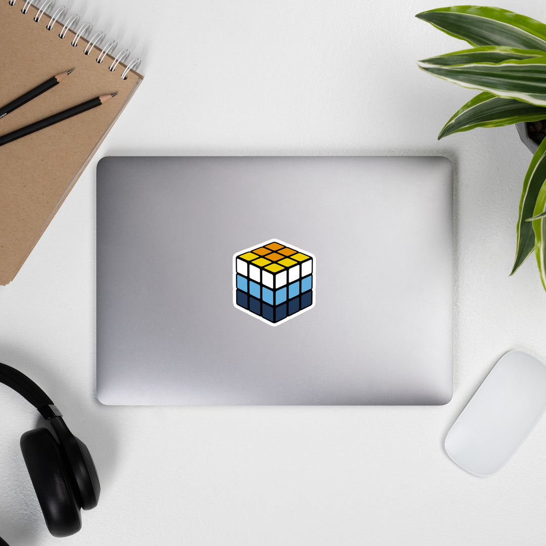 Aroace Pride Flag Rubiks Cube Sticker Stickers The Rainbow Stores