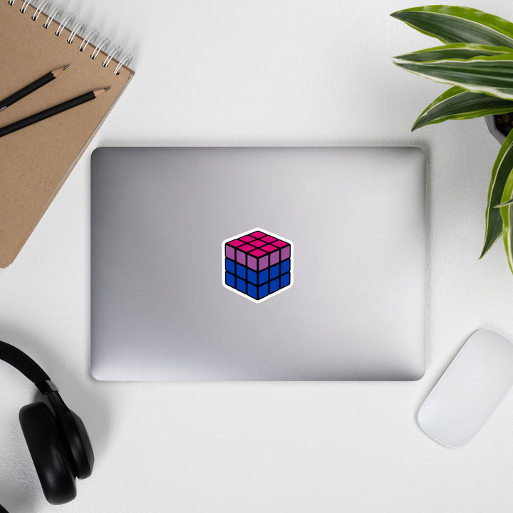 Bisexual Pride Flag Rubik’s Cube Sticker