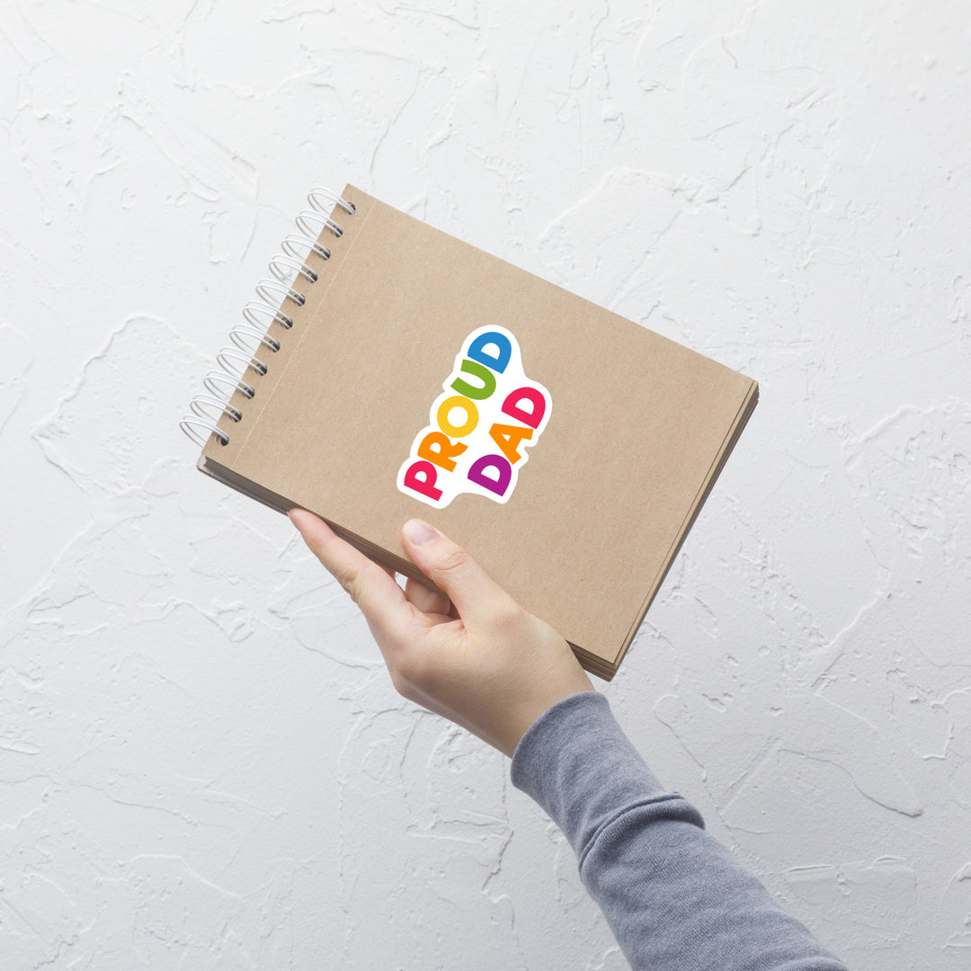 Proud Dad Sticker Stickers The Rainbow Stores