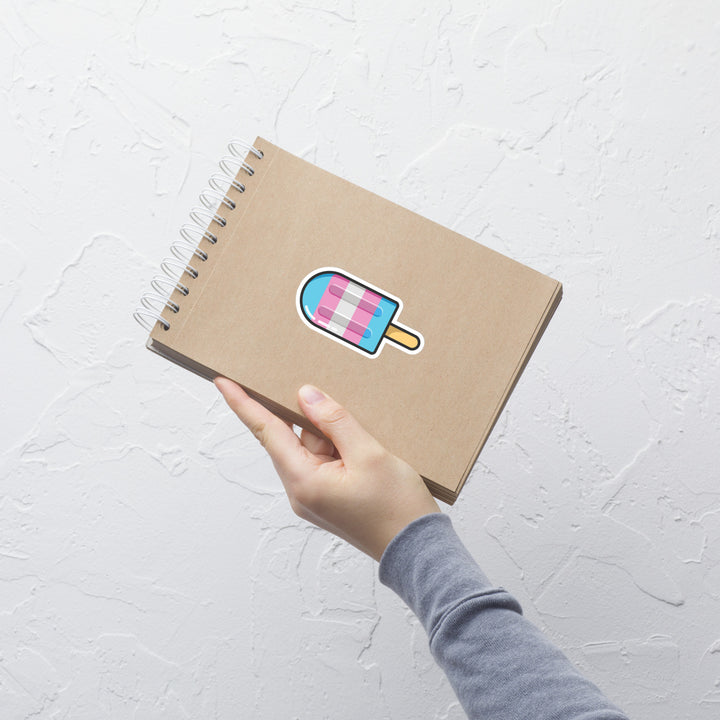 Trans Pride Flag Ice Pop Sticker Stickers The Rainbow Stores