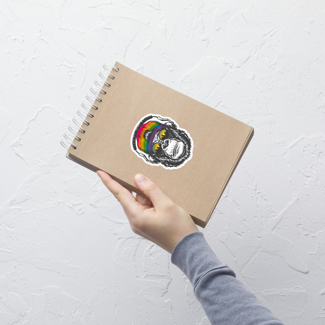 Rainbow Gorilla Sticker Stickers The Rainbow Stores