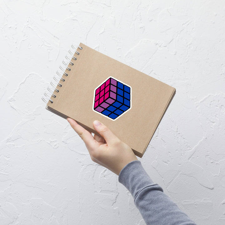 Bisexual Pride Flag Rubik’s Cube Sticker