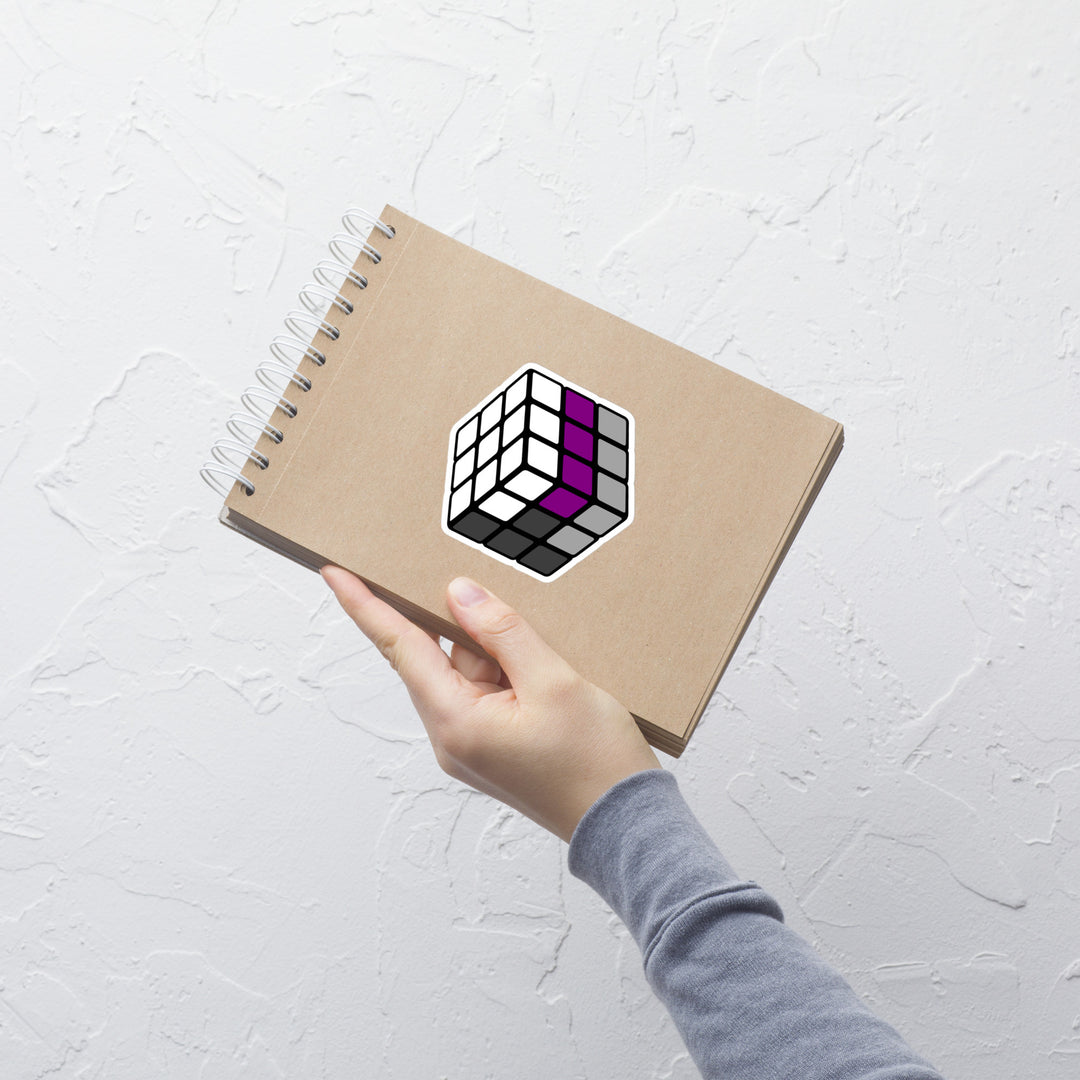 Demisexual Pride Flag Rubik’s Cube Sticker
