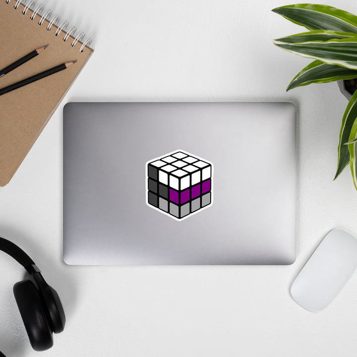 Demisexual Pride Flag Rubik’s Cube Sticker