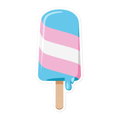 Trans Pride Ice Lolly Sticker Stickers The Rainbow Stores