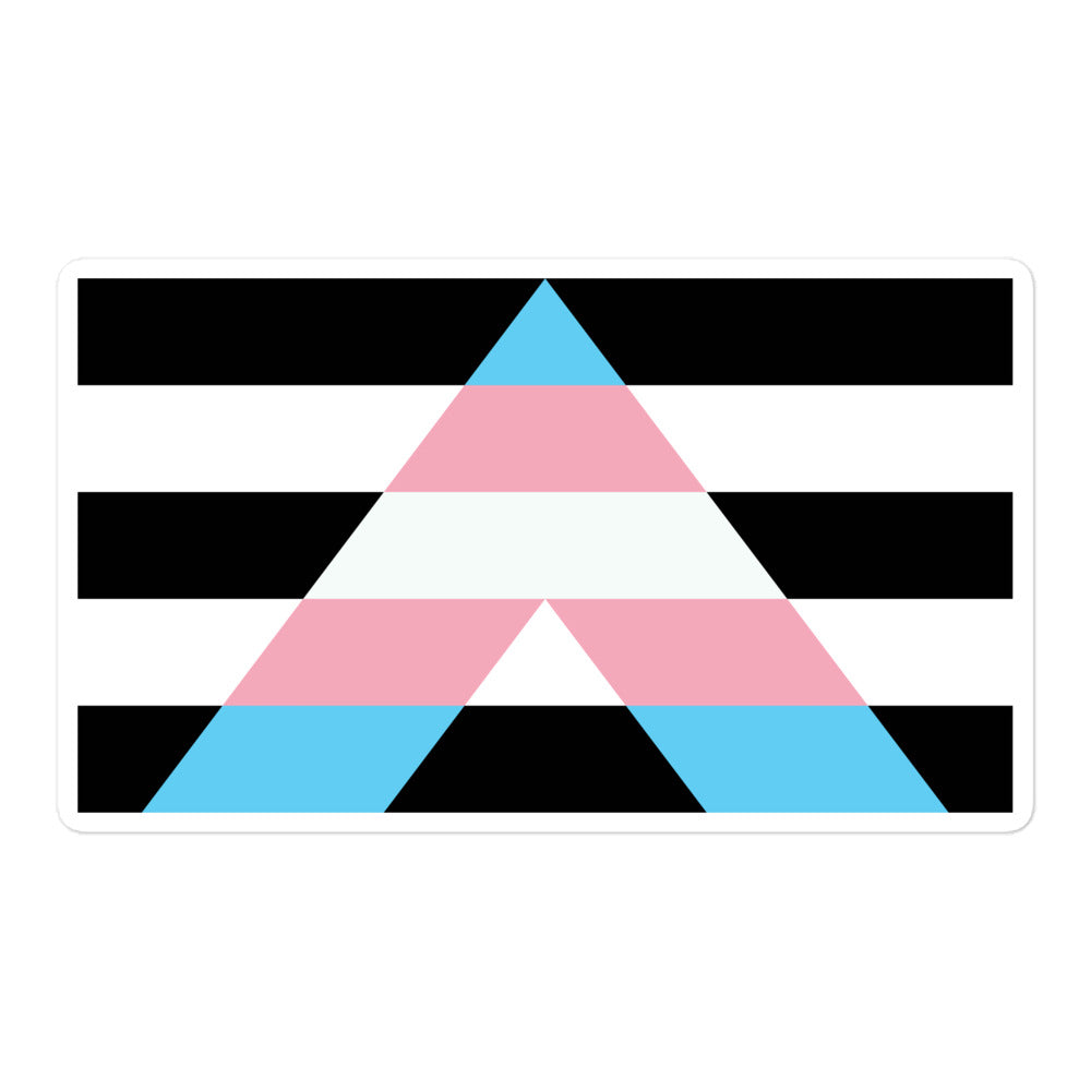 Trans Ally Flag Sticker Stickers The Rainbow Stores