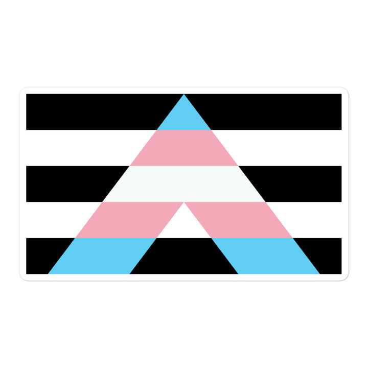 Trans Ally Flag Sticker Stickers The Rainbow Stores