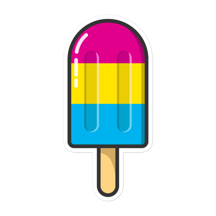 Pansexual Pride Flag Ice Pop Sticker Stickers The Rainbow Stores