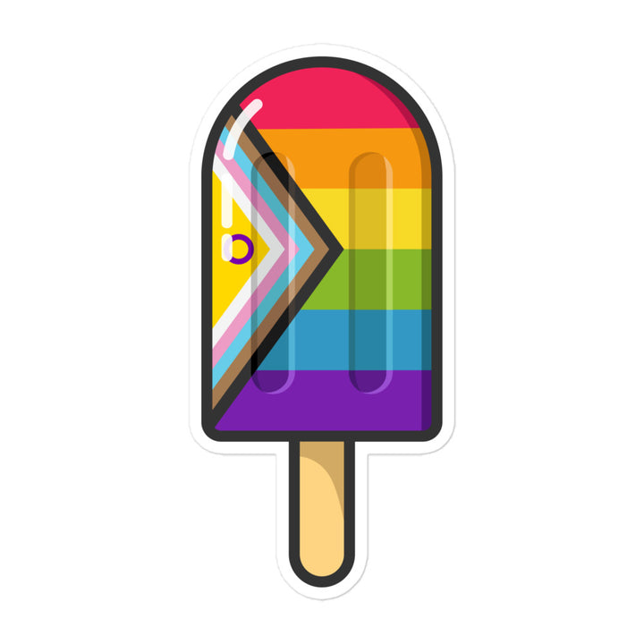 Intersex Inclusive Pride Flag Ice Pop Sticker Stickers The Rainbow Stores
