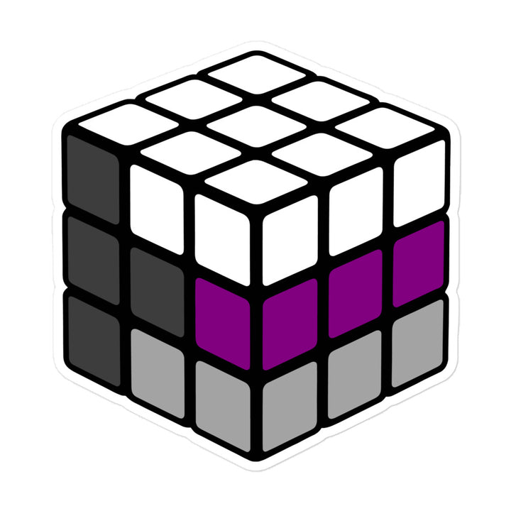 Demisexual Pride Flag Rubik’s Cube Sticker The Rainbow Stores