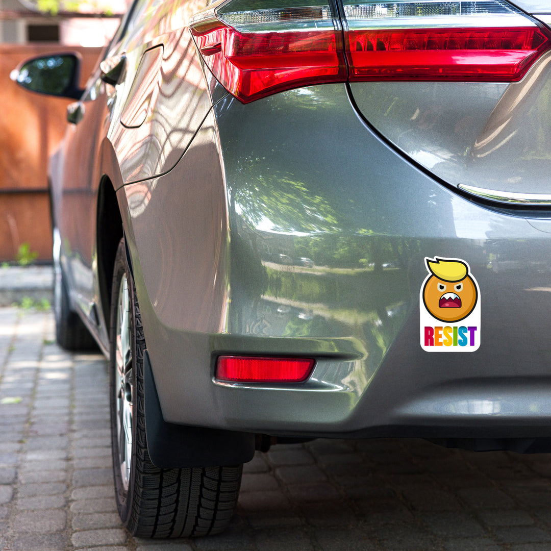 Resist The Orange Sticker Stickers The Rainbow Stores