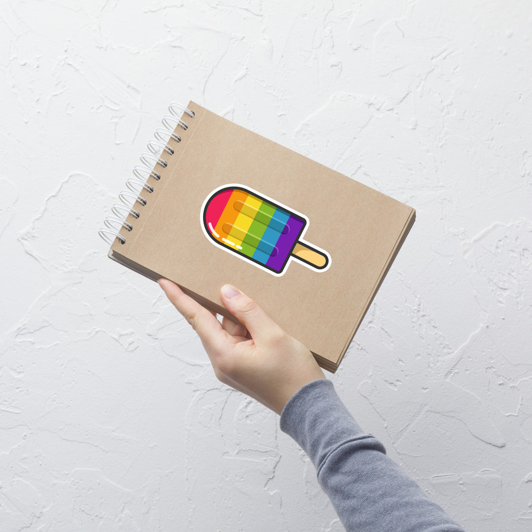 Rainbow Pride Flag Ice Pop Sticker Stickers The Rainbow Stores