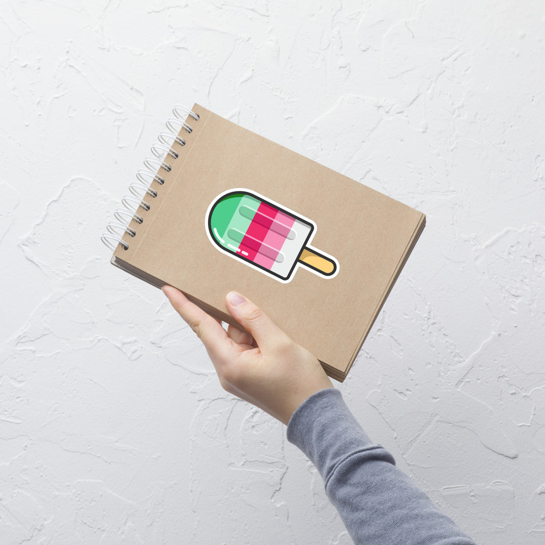 Abrosexual Pride Flag Ice Pop Sticker Stickers The Rainbow Stores