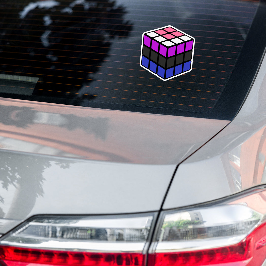 Gender Fluid Pride Flag Rubik’s Cube Sticker