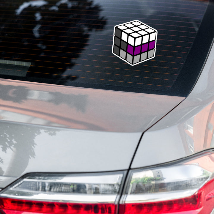 Demisexual Pride Flag Rubik’s Cube Sticker