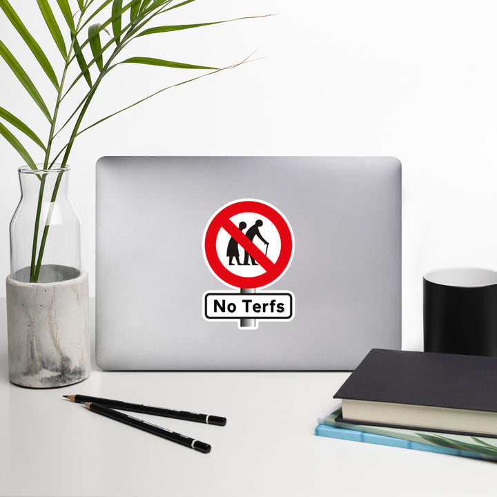 No Terfs Sticker Stickers The Rainbow Stores