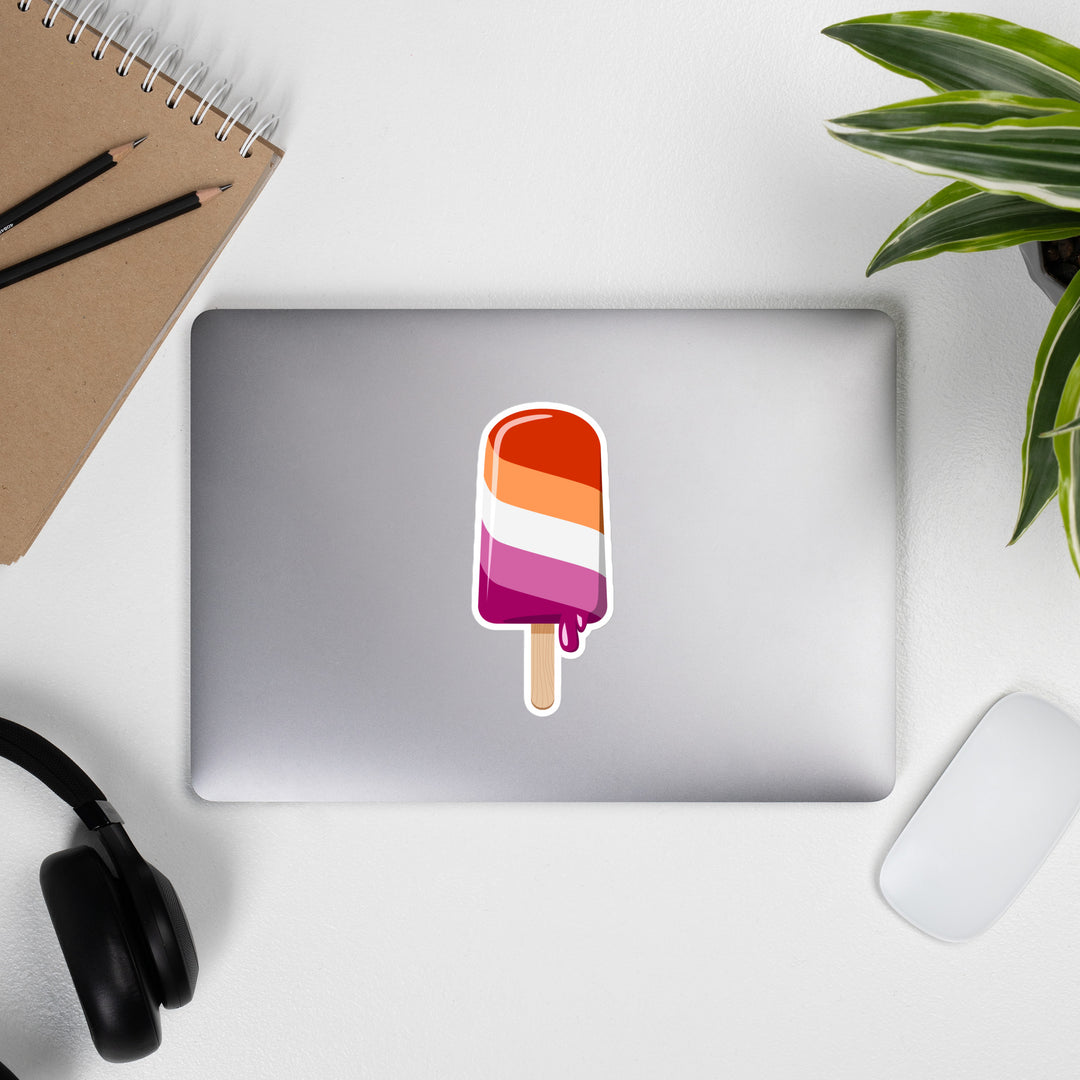 Lesbian Pride Ice Lolly Sticker Stickers The Rainbow Stores