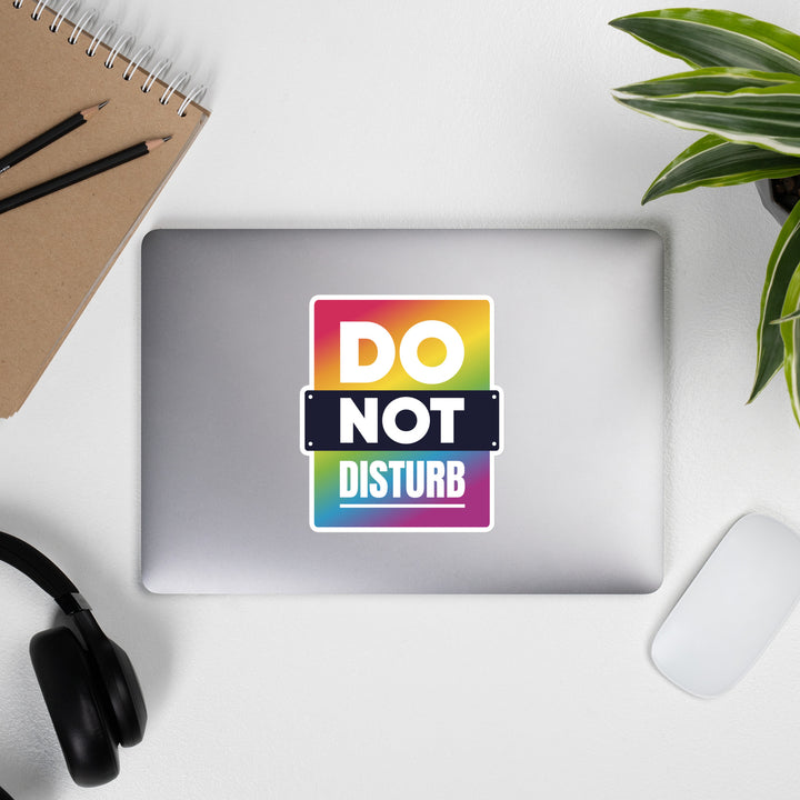 Rainbow Do Not Disturb Sticker Stickers The Rainbow Stores