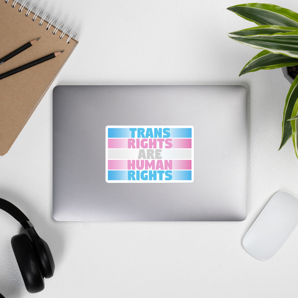 Trans Rights Are Human Rights Fade Sticker Stickers The Rainbow Stores