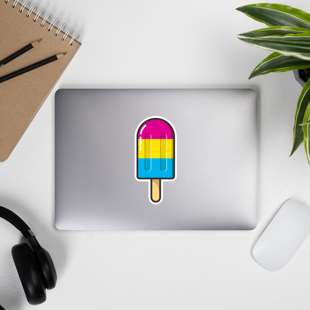 Pansexual Pride Flag Ice Pop Sticker Stickers The Rainbow Stores