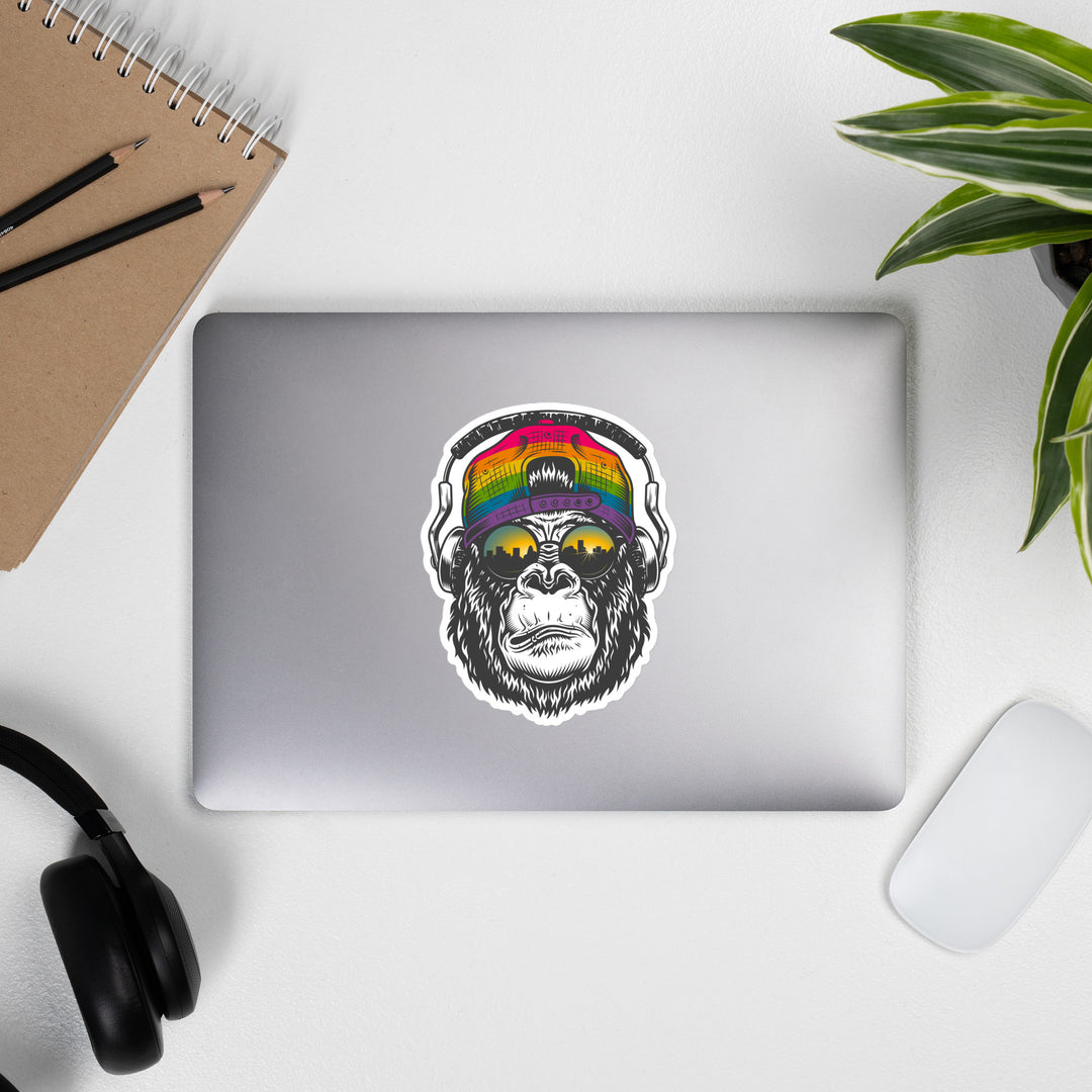 Rainbow Gorilla Sticker Stickers The Rainbow Stores