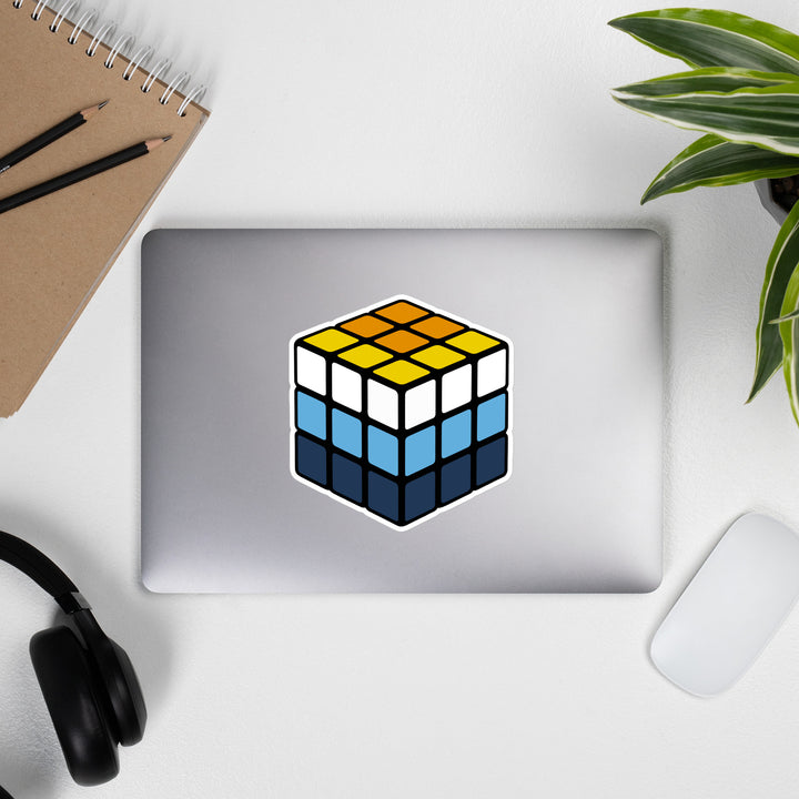 Aroace Pride Flag Rubiks Cube Sticker Stickers The Rainbow Stores