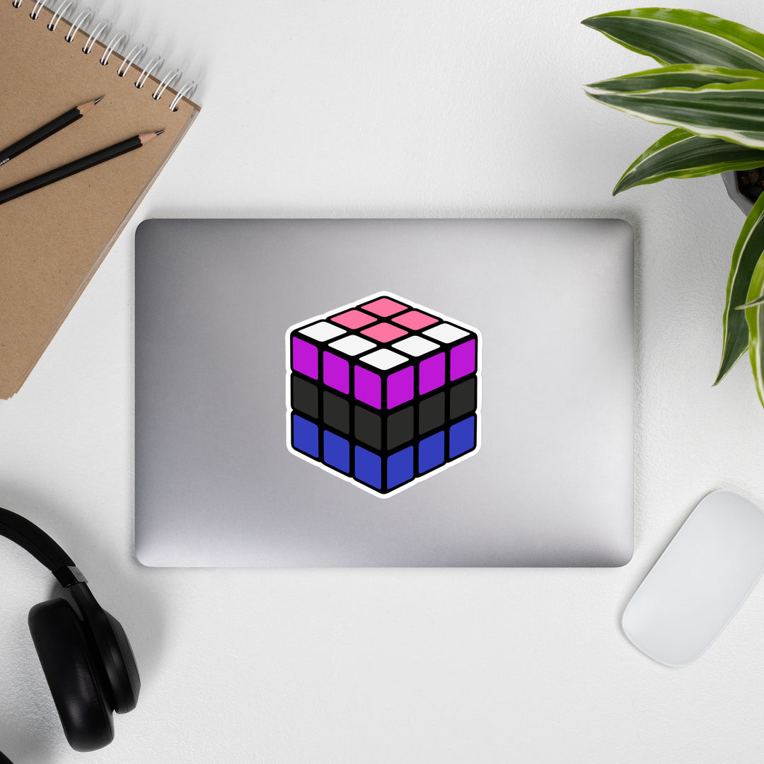 Gender Fluid Pride Flag Rubik’s Cube Sticker