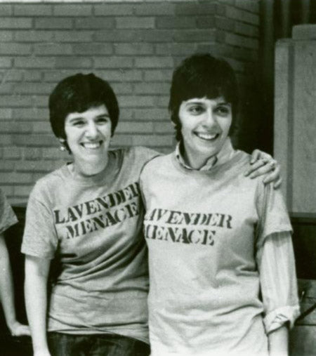 Lavender Menace T-shirt T-shirts The Rainbow Stores