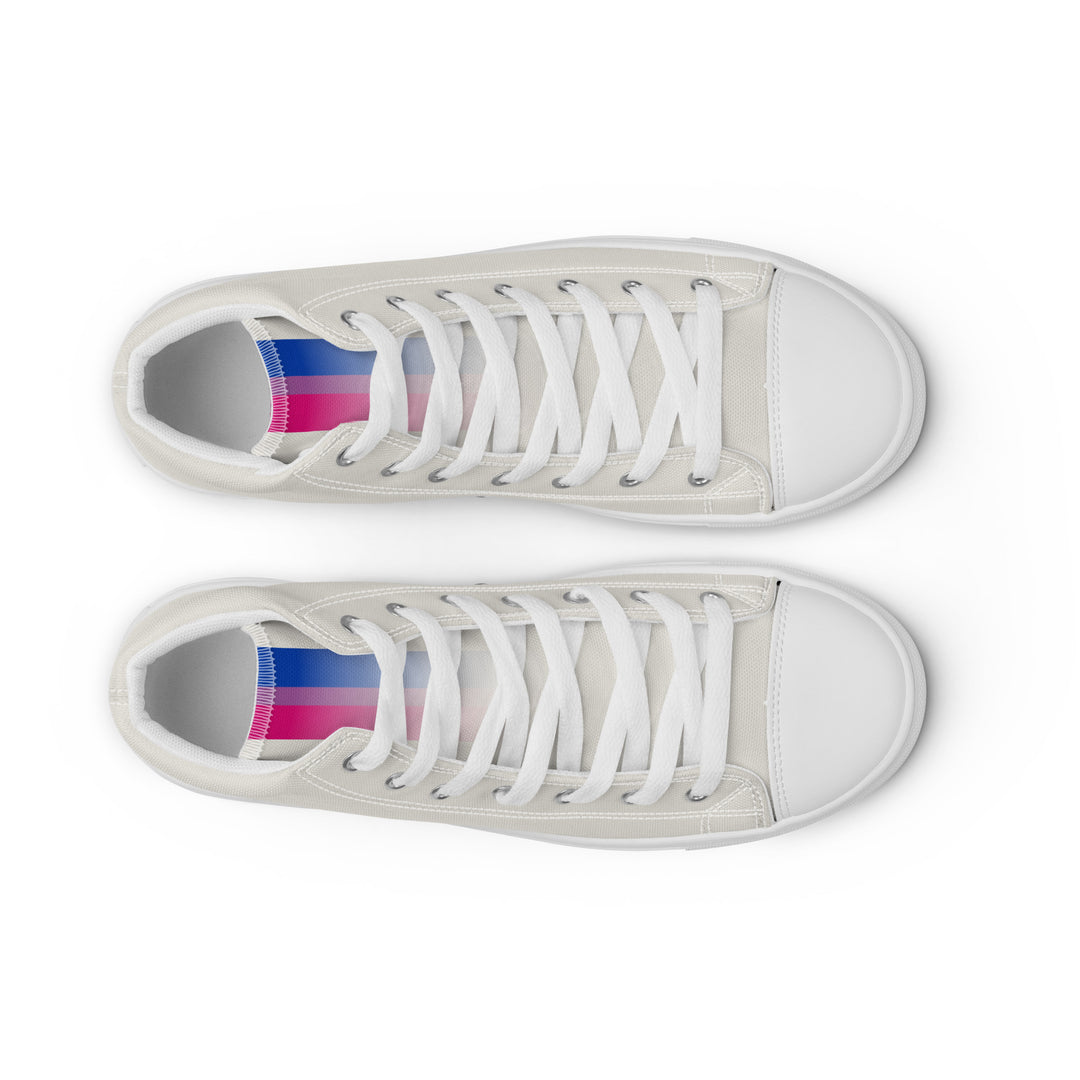 Bi Pride Hemp High Top Trainers (male sizes) High Tops The Rainbow Stores
