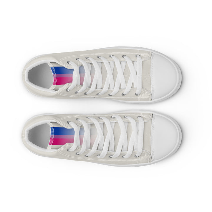 Bi Pride Hemp High Top Trainers (male sizes) High Tops The Rainbow Stores