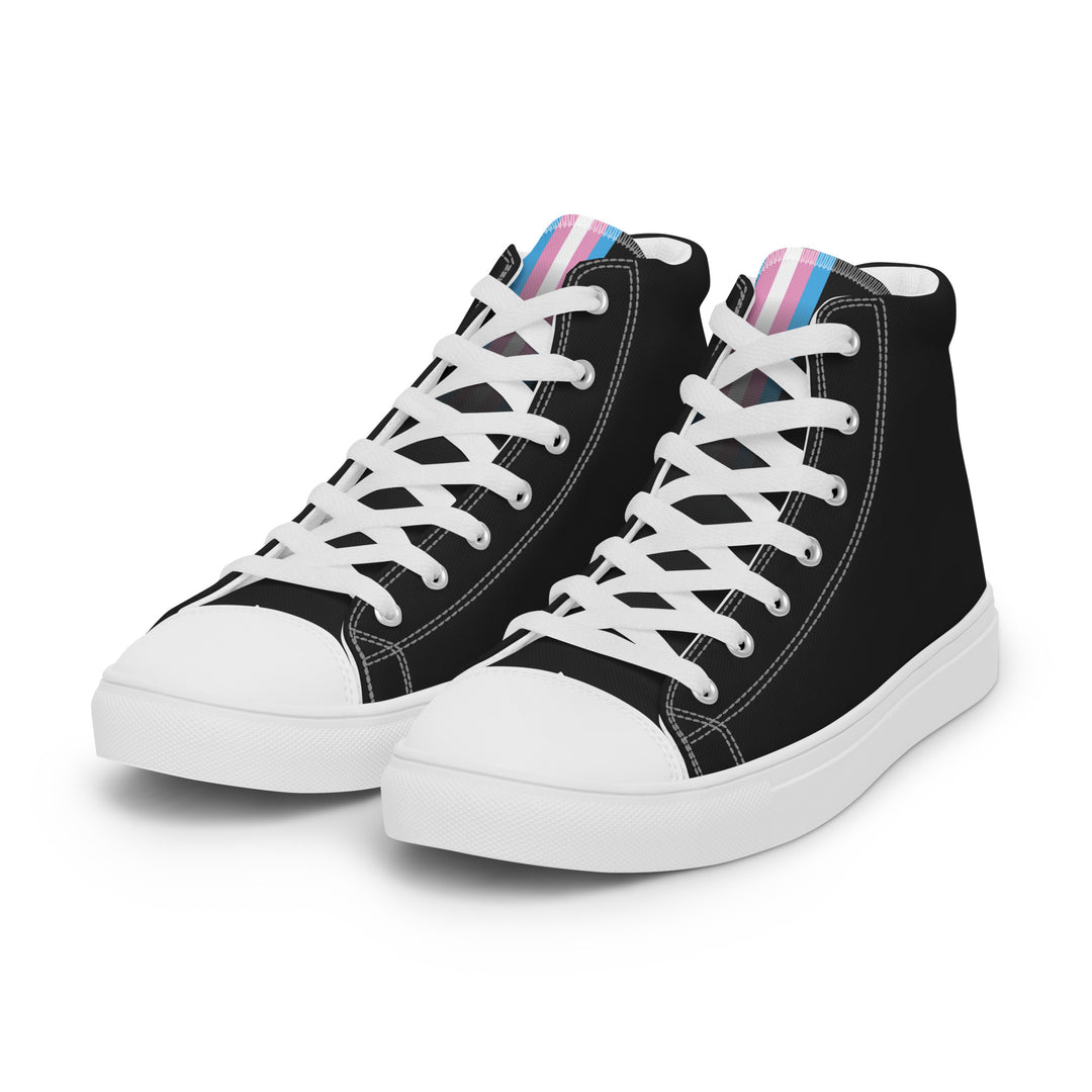 Trans Pride High Top Trainers (male sizes) High Tops The Rainbow Stores
