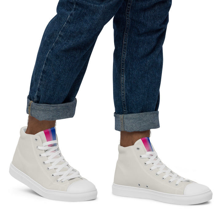 Bi Pride Hemp High Top Trainers (male sizes) High Tops The Rainbow Stores