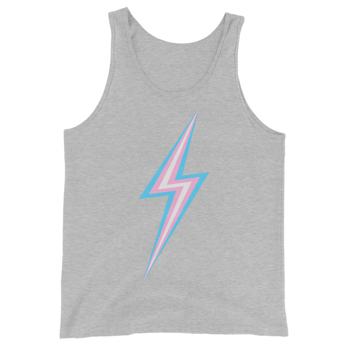 Trans Pride Lightning Tank Top Vests and Tank Tops The Rainbow Stores