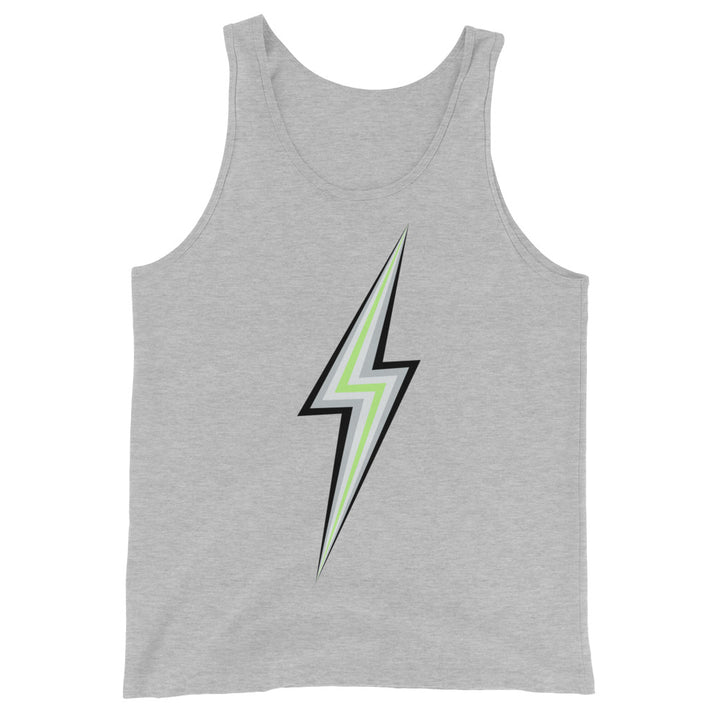 Agender Pride Lightning Tank Top Vests and Tank Tops The Rainbow Stores