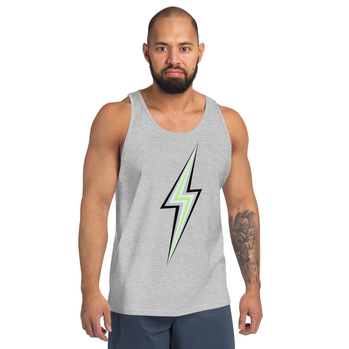 Agender Pride Lightning Tank Top Vests and Tank Tops The Rainbow Stores