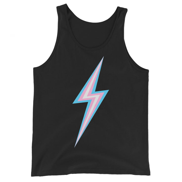 Trans Pride Lightning Tank Top Vests and Tank Tops The Rainbow Stores