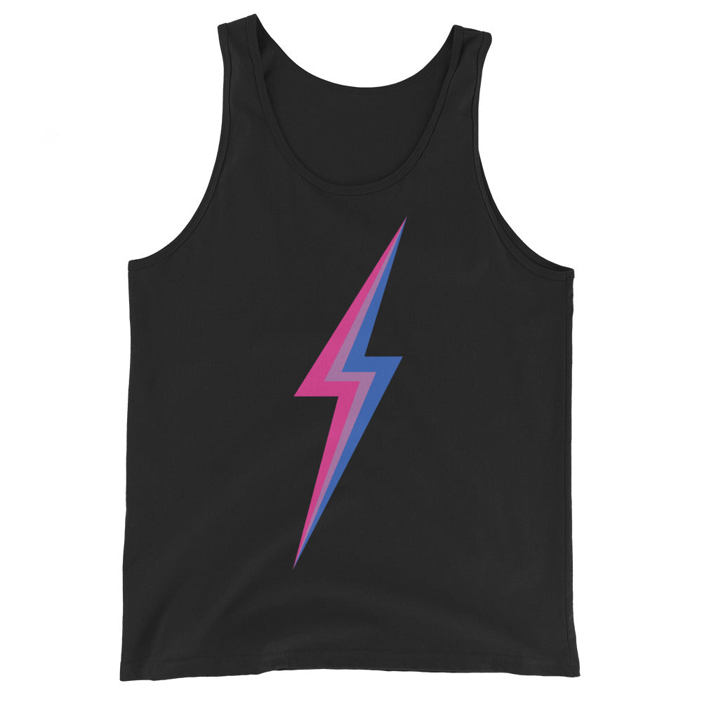 Bisexual Pride Lightning Tank Top Vests and Tank Tops The Rainbow Stores