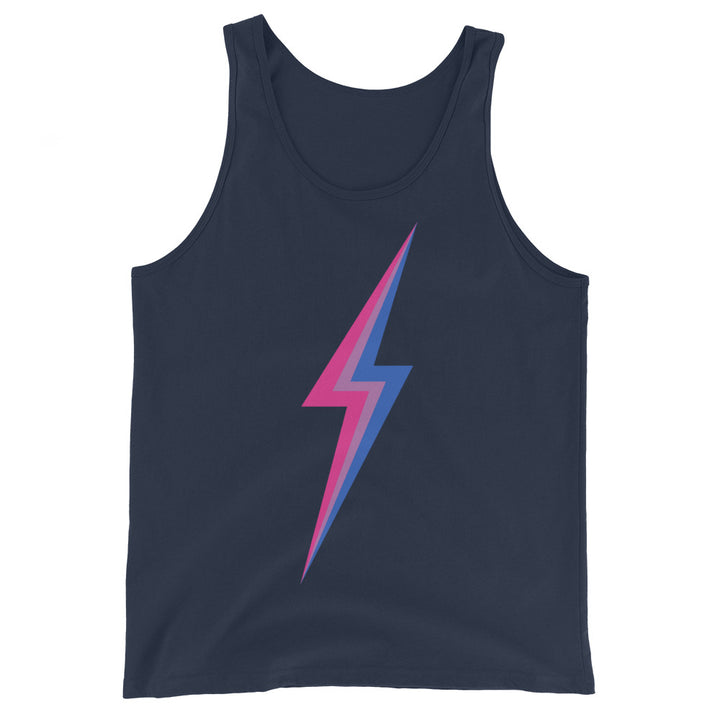 Bisexual Pride Lightning Tank Top Vests and Tank Tops The Rainbow Stores